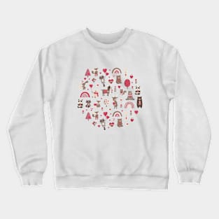 Woodland Valentine Crewneck Sweatshirt